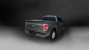 Ford F-150 Raptor Performance Exhaust - CORSA Performance - Cat Back Single Side Exit with Twin 4.0in. Black PVD Pro-Series Tips - Black - 2010